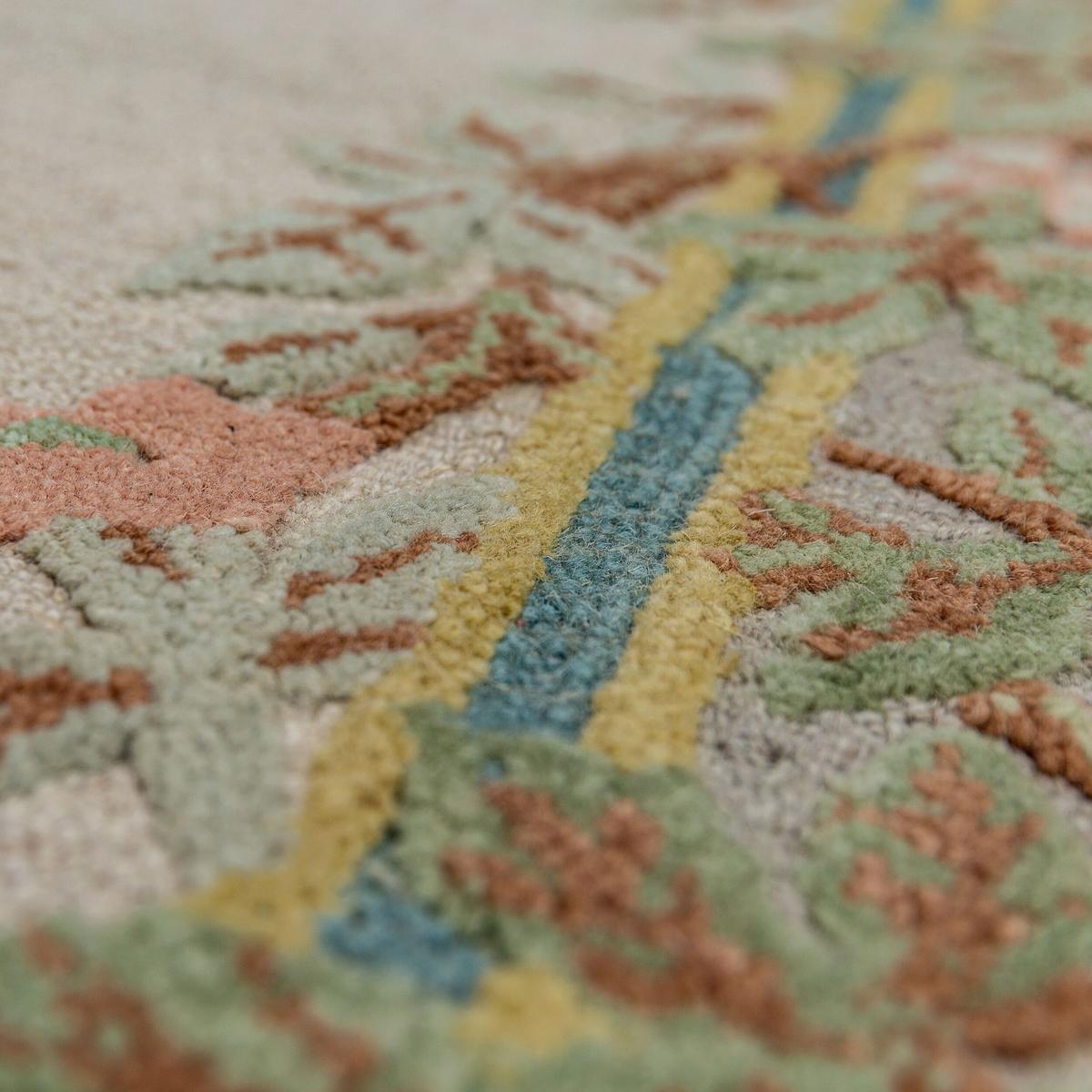 TEPPICH aus Wolle SOAR in Bunt, floral, 80 x 300 cm - Multicolor, Textil (300/80cm) - KADIMA DESIGN