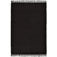 FLECKERLTEPPICH Chindi 70x140 cm - Schwarz, Textil (70/140cm) - Rug and Roll