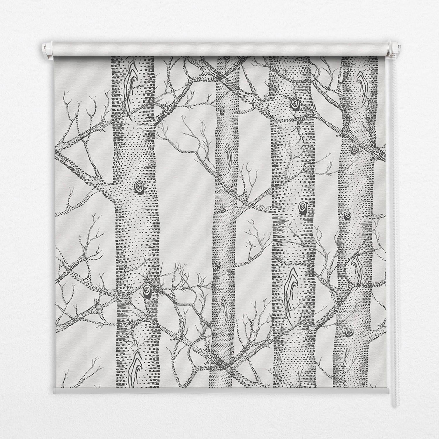INNENROLLO - Fensterrollo - Rollo - 130x140 cm - Koffer - Grau, Kunststoff (130/140/0.5cm) - TULUP