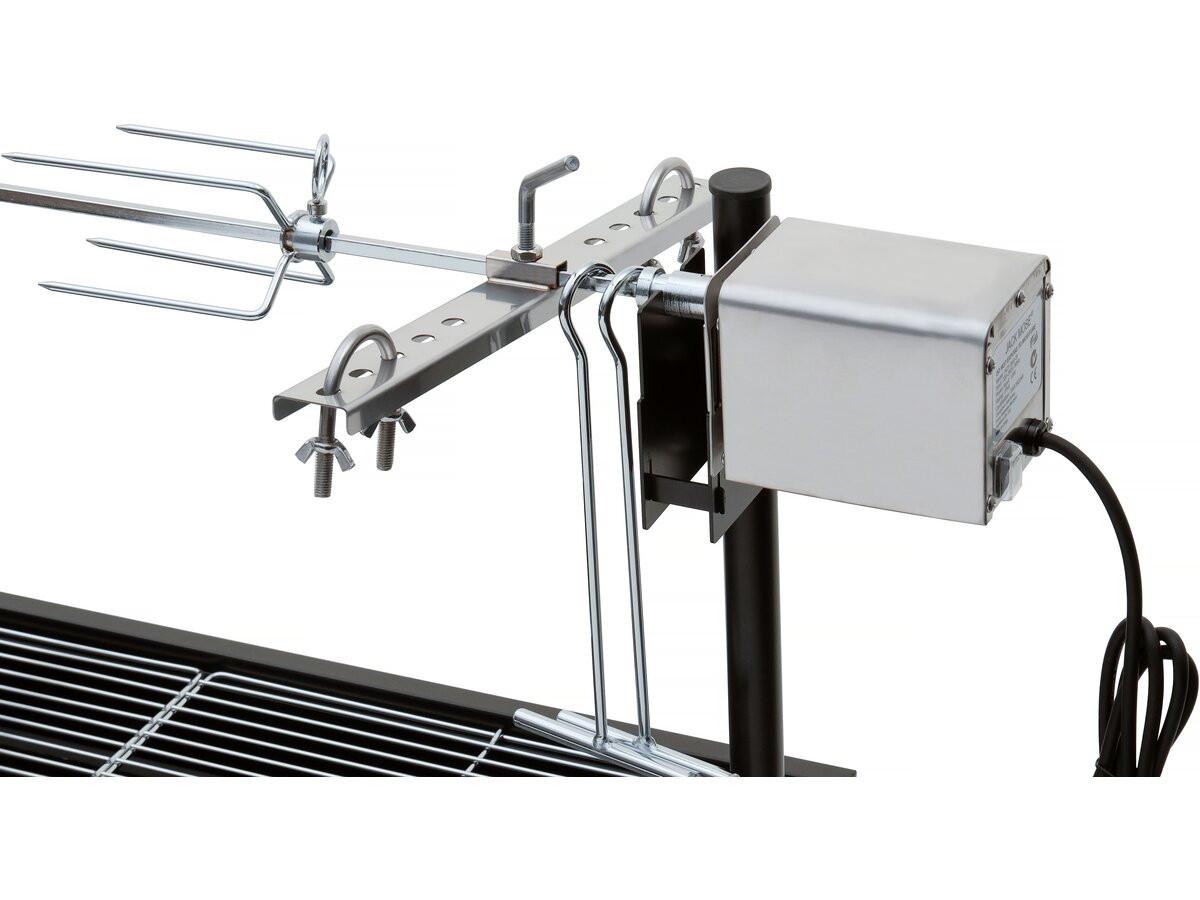 HOLZKOHLENGRILL senator Schwarz - Schwarz, Metall (69/96/106cm) - Habitat Garten