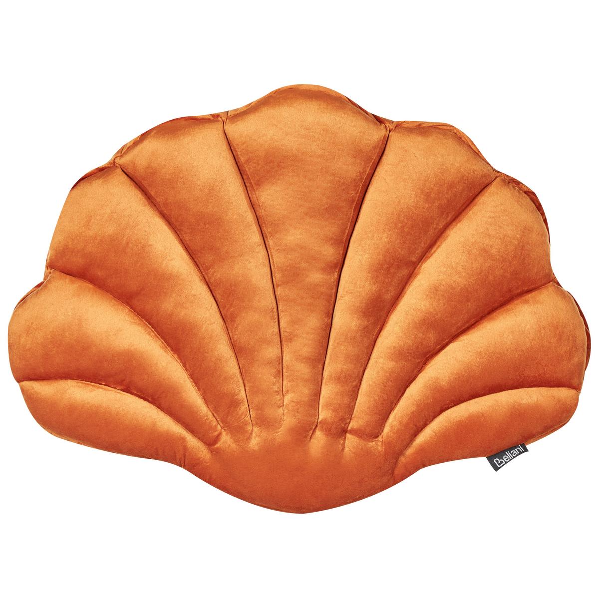DEKOKISSEN 2er-Set Orange 47/35 cm Consolida - Orange, Textil (47/35cm) - Beliani