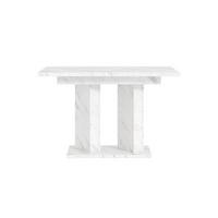 ESSTISCH BELTRA Ausziehbar 120 - 160 / 80 x 76 cm - Hellgrau/Weiß, Holz (120/80/76cm) - MASSENO