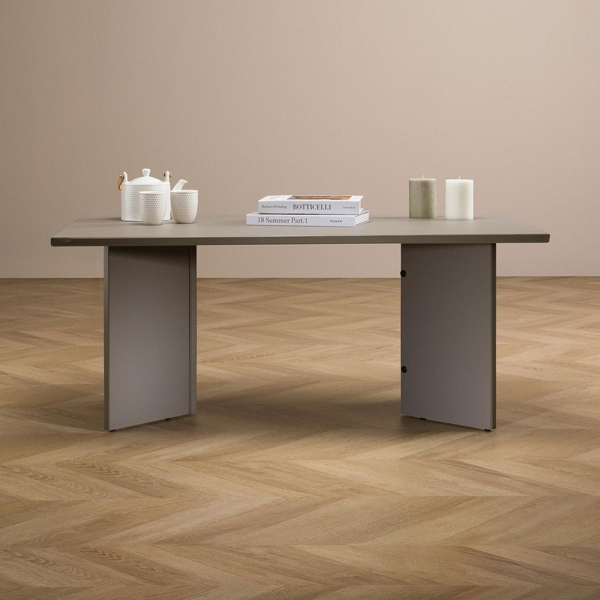 COUCHTISCH MESA grau - Grau, Holz (60/110/45cm) - IDIMEX
