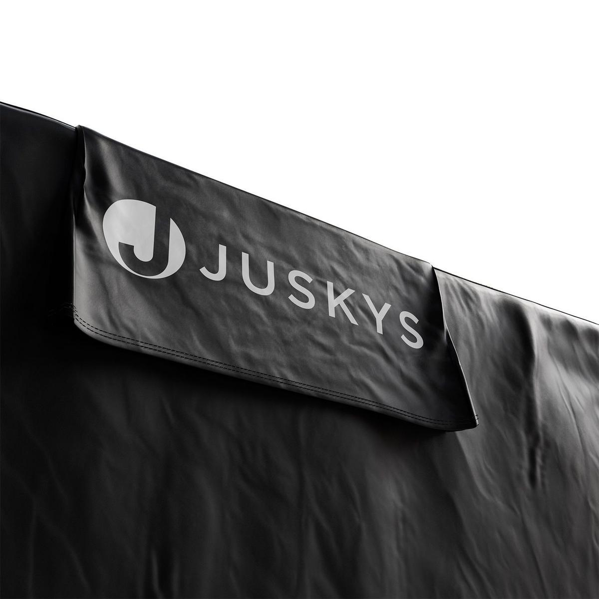 GARTENMÖBELABDECKUNG CoverSafe Pro schwarz - Schwarz, Kunststoff (210/90/250cm) - Juskys