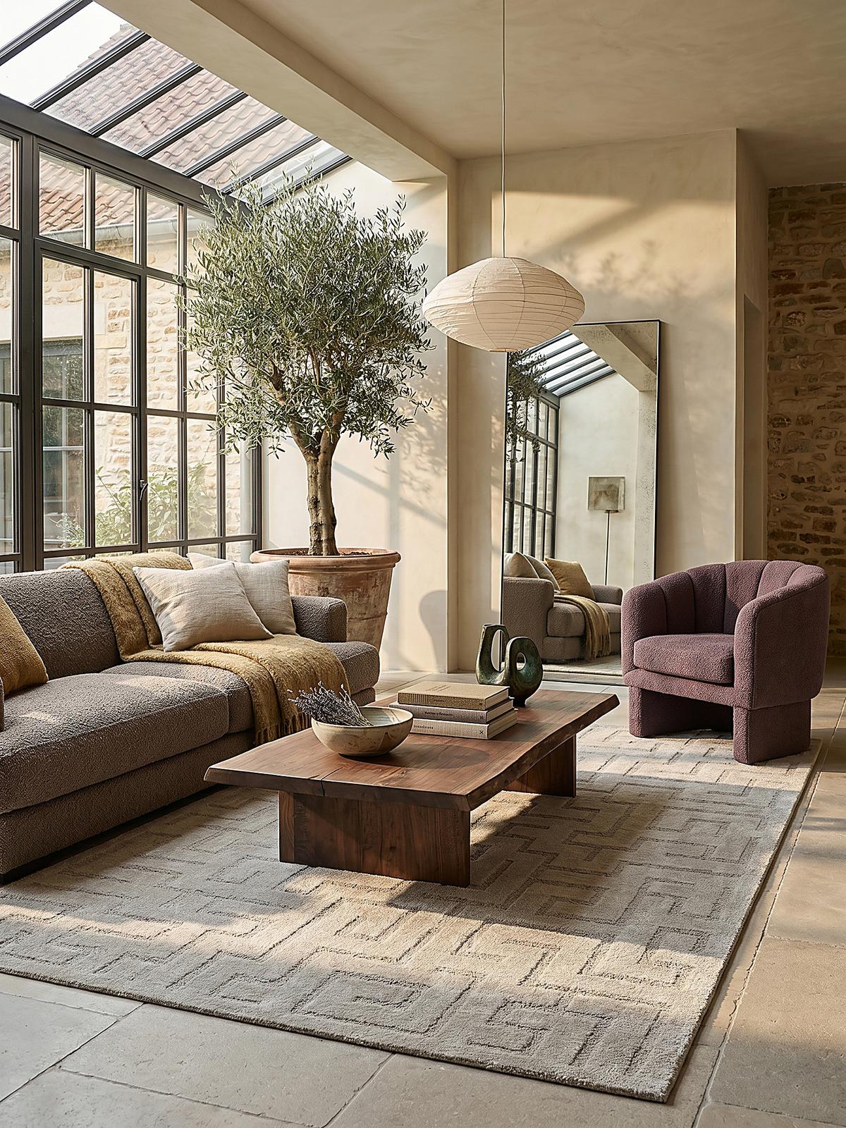 KURZFLORTEPPICH Geometrisch MUOTA Polypropylen Beige 120 x 160 cm - Beige, Textil (120/160cm) - KADIMA DESIGN