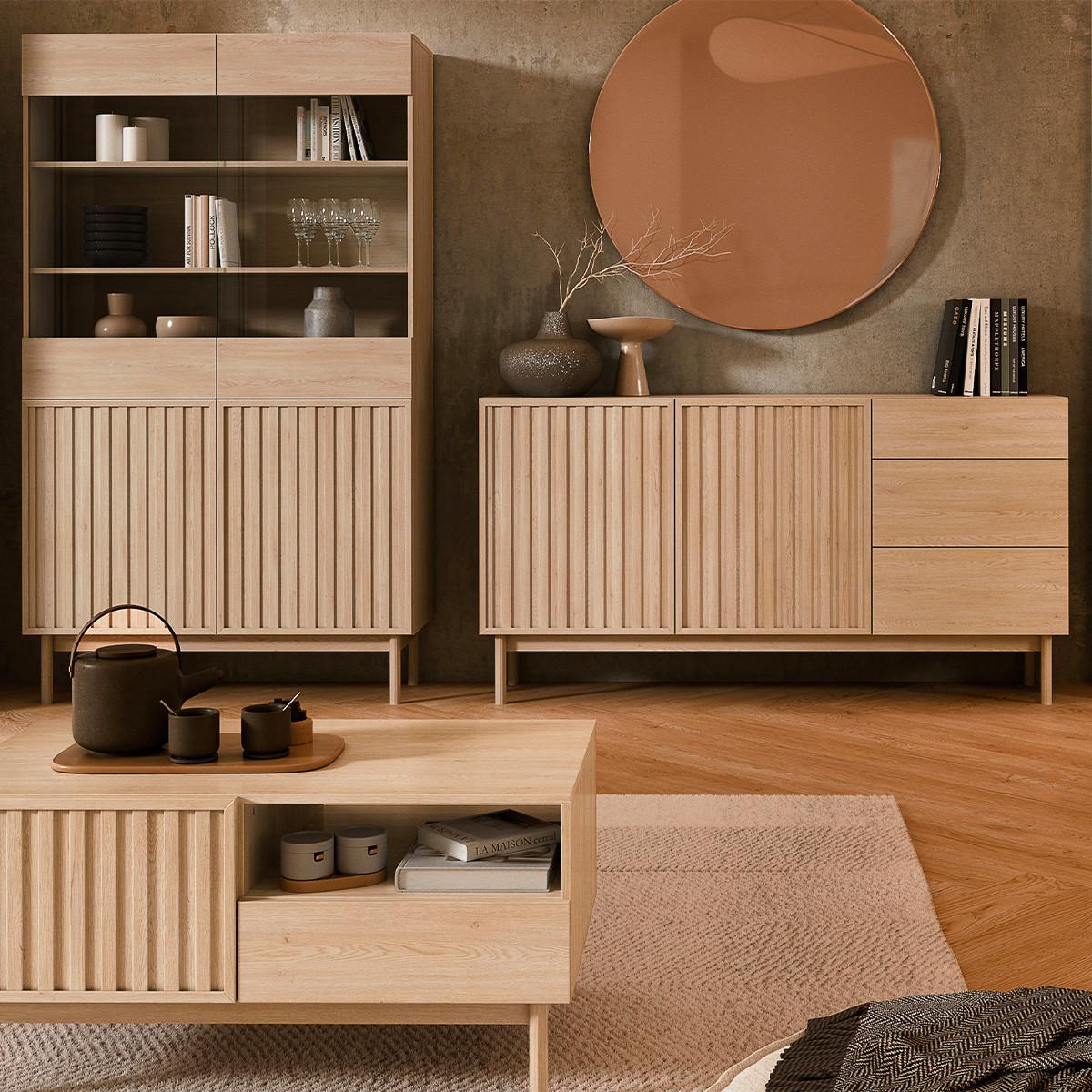 SIDEBOARD Idor Holz - Braun, Holzwerkstoff (159/84.3/36.8cm) - Petits-meubles