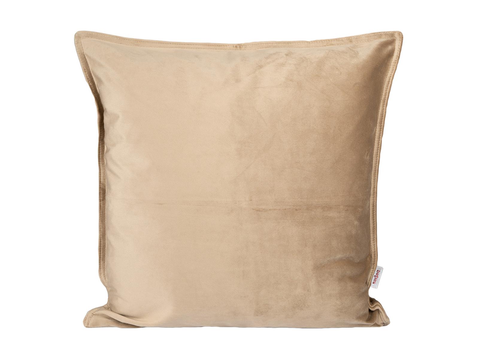 KISSENHÜLLE Samt&Sonders braun-beige 45/45 cm - Beige, Textil (45/45cm) - beties Heimtextil