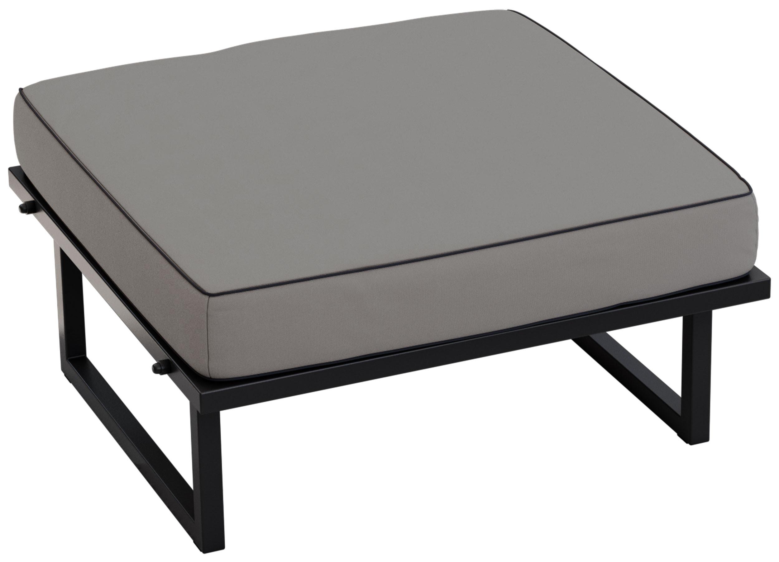 SITZHOCKER Elba - Grau - Grau, Textil (78/42/78cm) - MKS