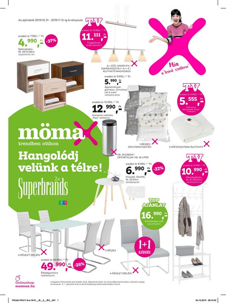 Hangolódj velünk a télre! - 2019.10.31.-2019.11.13.