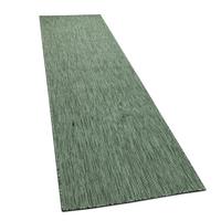 FLACHWEBTEPPICH, einfarbig, aus Polypropylen, Grün, 80 x 250 cm - Grün, Textil (250/80cm) - KADIMA DESIGN
