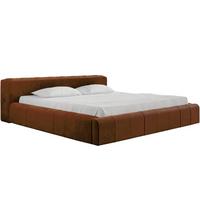 POLSTERBETT Lipari 180x200 Braun - Naturfarben/Braun, Holz/Textil (180/200cm) - Graingold