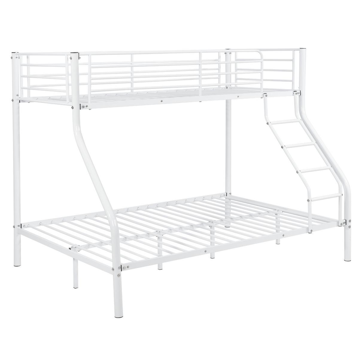 ETAGENBETT Sortland - Weiß, Metall (140/200cm) - [neu.haus]