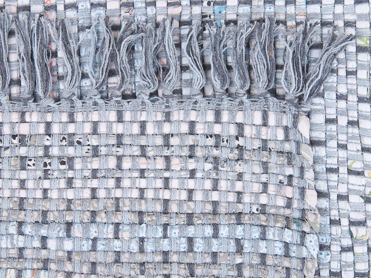 TEPPICH geflochten Besni 230/160 cm - Grau, Textil (160/230cm) - Beliani