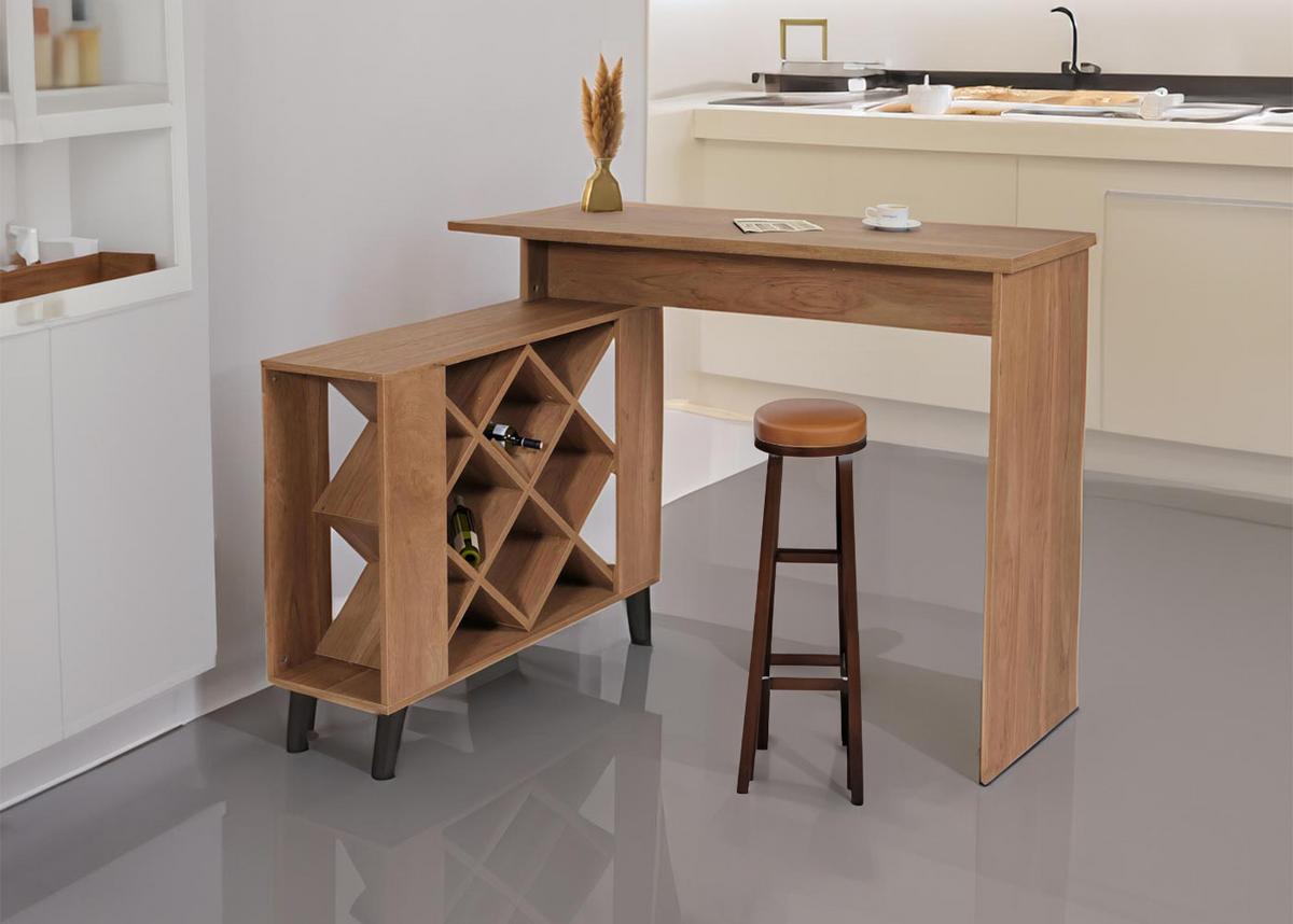 BARTISCH rechteck Braun - Braun, Holz (98/120/93cm) - MCW
