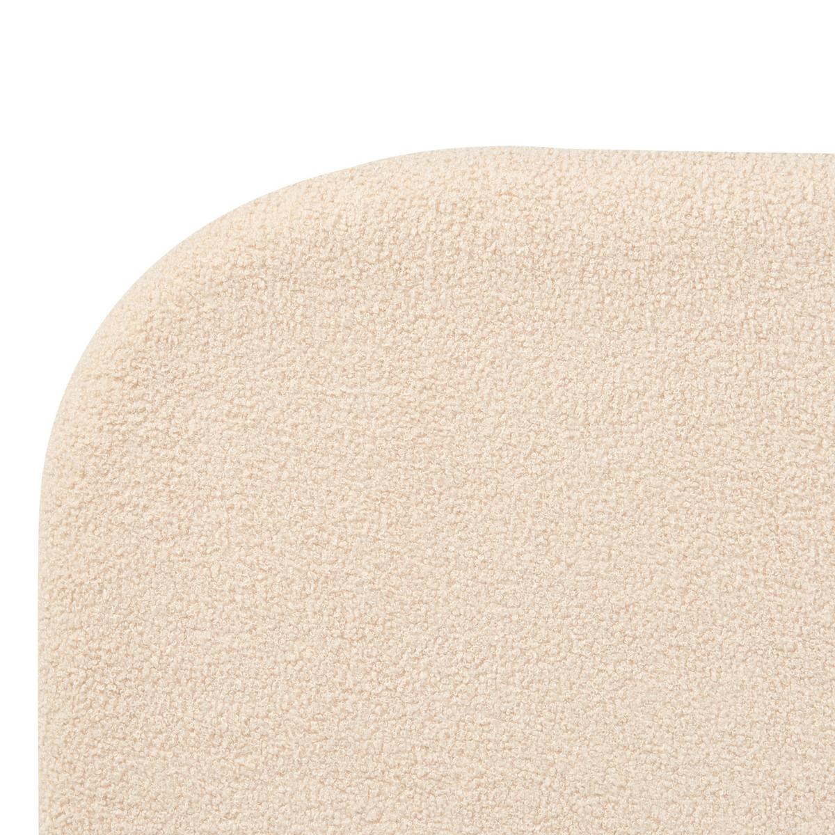 POLSTERBETT 140/200cm Helles Beige Flayat - Beige/Schwarz, Textil (140/200cm) - Beliani