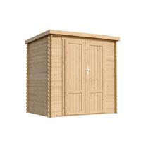 HOLZ-GARTENHAUS 2,22 m² TIMBELA M311F1 - Naturfarben, Holz (204/200/142cm) - Timbela