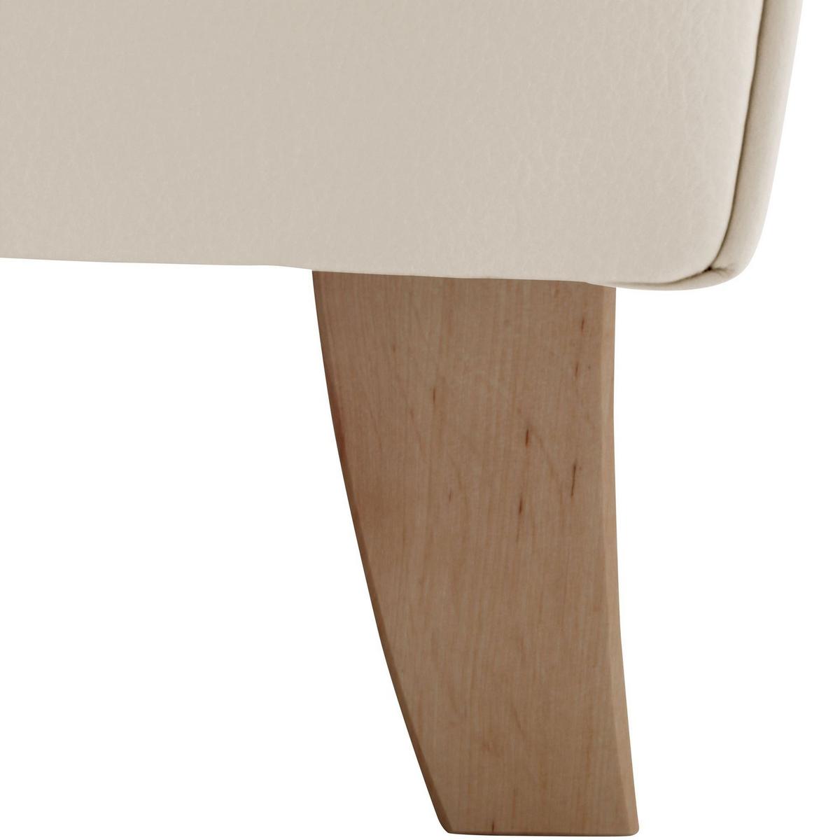 OHRENSESSEL Karlen Bezug Kunstleder Buche natur / beige - Beige/Buchefarben, Kunststoff (86/103/77cm) - 58aufmkessel