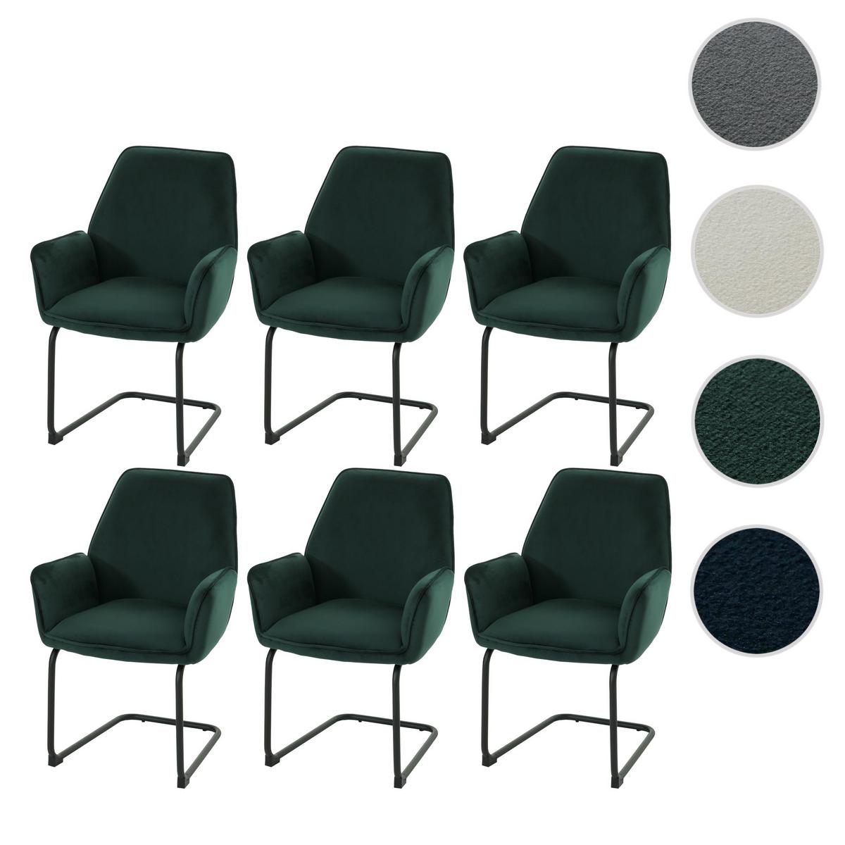 FREISCHWINGER Grün 6er-Set - Grün, Textil (60/89/61cm) - MCW