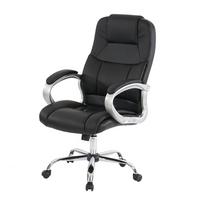 PROFI-BÜROSTUHL XXL Schwarz - Schwarz, Textil (66/115/75cm) - MCW