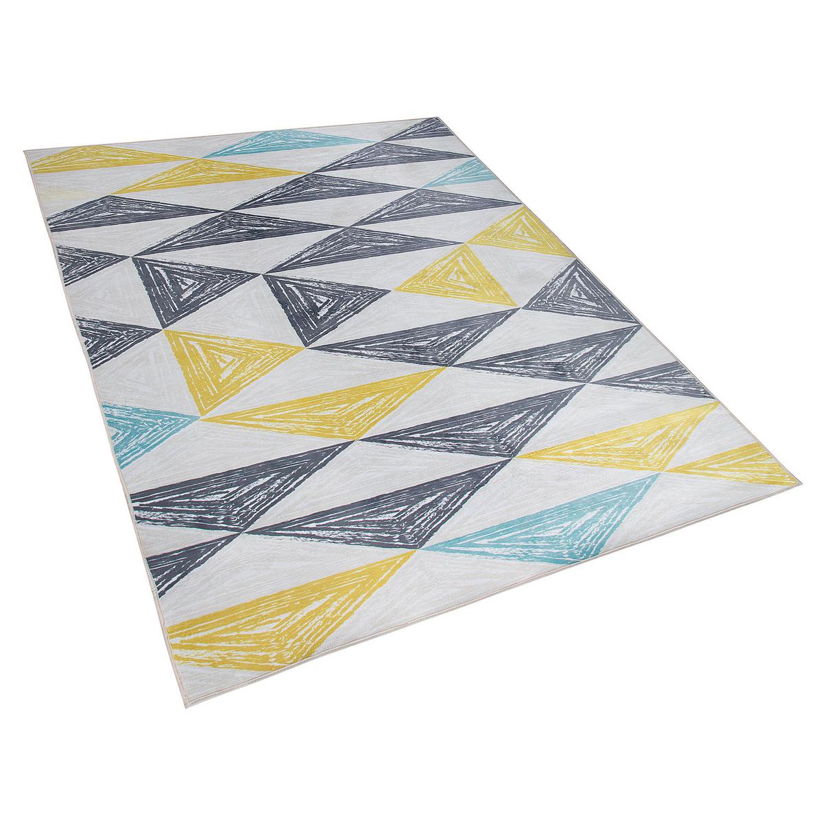 KURZFLOR-TEPPICH Kalen 230/160 cm - Multicolor, Kunststoff (160/230cm) - Beliani