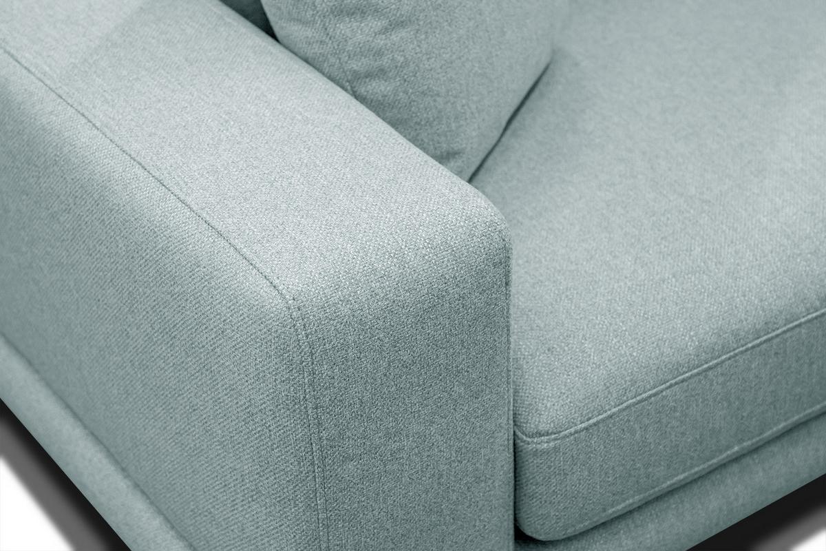 SOFA MEDIOLANE 2,5-Sitzer, mint - Mintgrün, Holzwerkstoff/Textil (203/87/96cm) - Wozimo