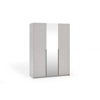 DREHTÜRENSCHRANK THALIA 148/204/58cm 3-türig mit Spiegel Kaschmir - Kaschmir, Holzwerkstoff (148/204/58cm) - MASSENO