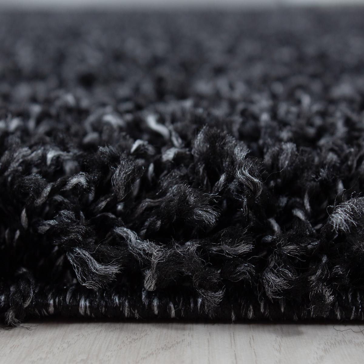 HOCHFLORTEPPICH RHEIN, einfarbig, Anthrazit, 120 x 170 cm - Anthrazit, Textil (170/120cm) - KADIMA DESIGN