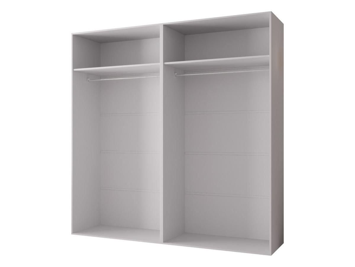 DREHTÜRENSCHRANK Zen 2L 200 cm - Kaschmir/Goldfarben, Holzwerkstoff/Kunststoff (200/202/50cm) - MIRJAN24