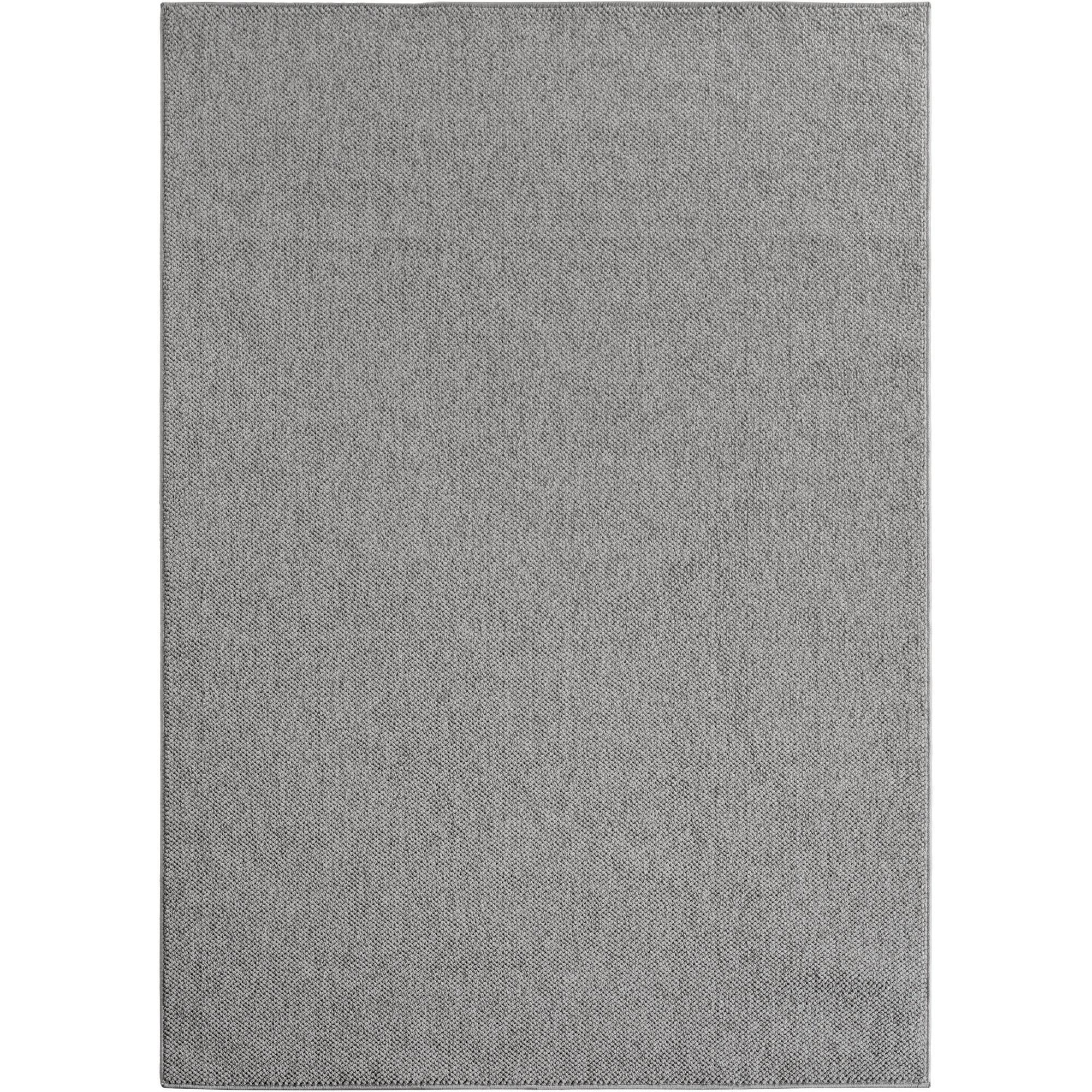 TEPPICH Flachgewebe LANGAU in Silber, meliert, 160 x 230 cm - Silberfarben, Textil (230/160cm) - KADIMA DESIGN