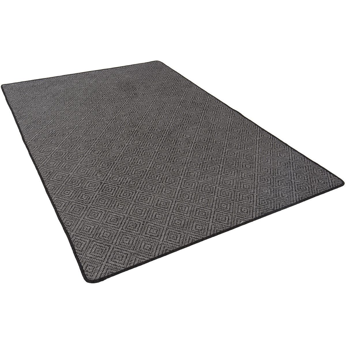 IN- UND OUTDOOR TEPPICH BEIDSEITIG NEWPORT MODERN - Anthrazit, Textil (100/400cm) - Snapstyle