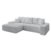 ECKSOFA Ottomane Links ENSI-L - 267x164x69 cm Grau - Grau, Holzwerkstoff/Kunststoff (267/164cm) - ALTDECOR