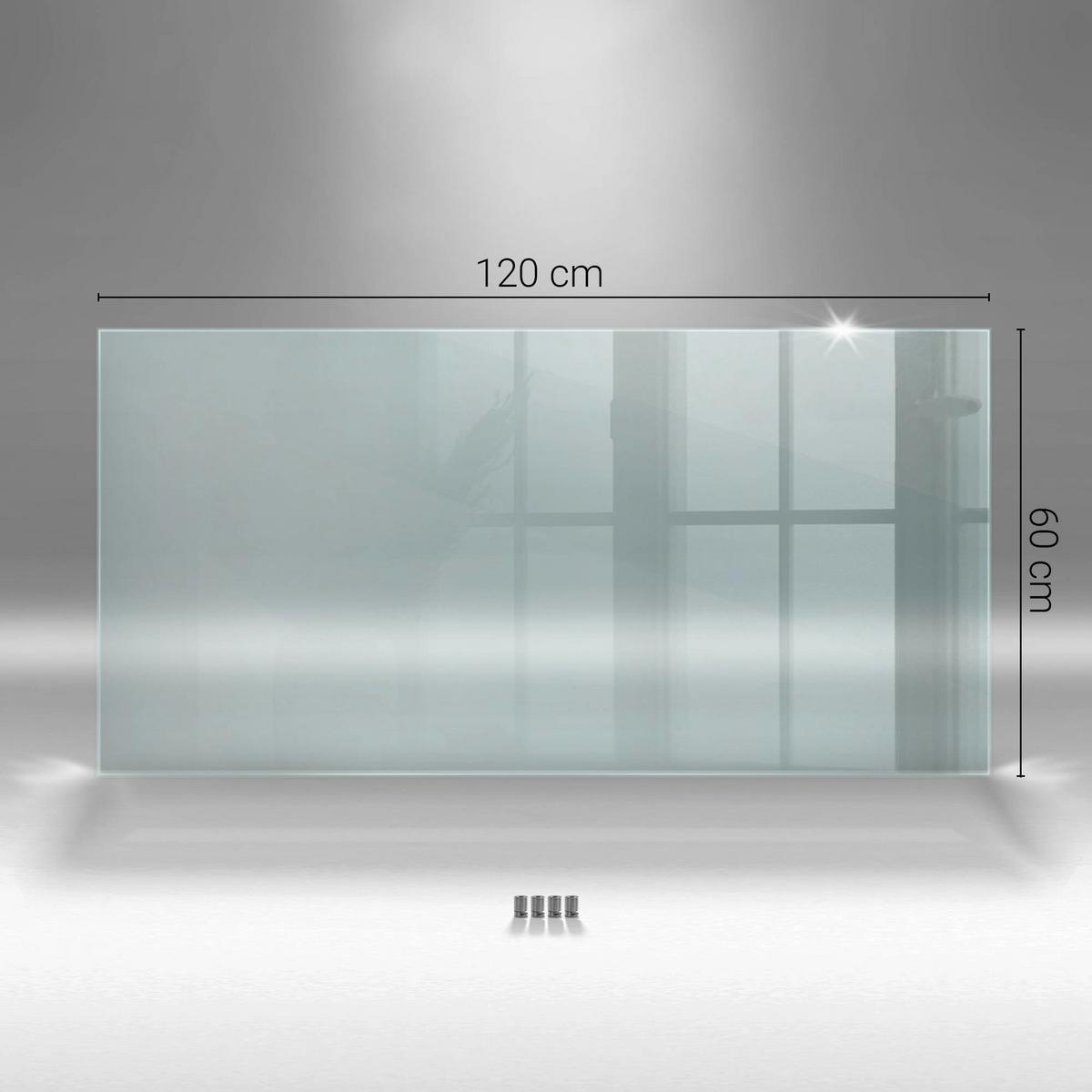 KÜCHENRÜCKWAND – 120x60 cm - Transparent, Glas (120/60/0.4cm) - Wallfluent