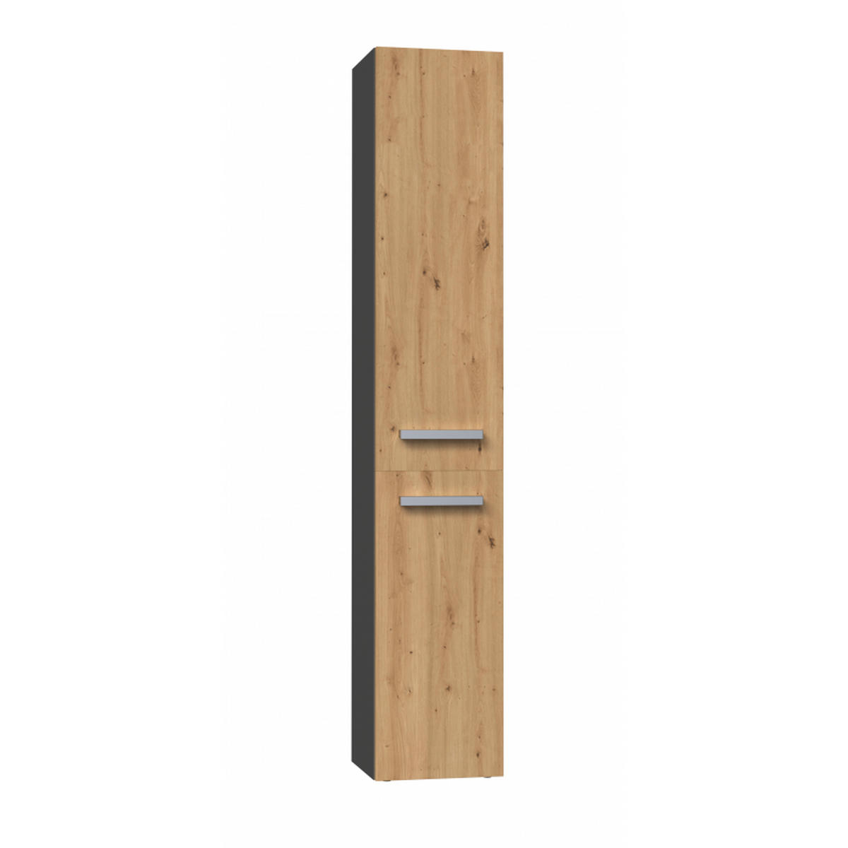 BADEZIMMERSCHRANK Anthrazit, Artisan 31/174/30 - Anthrazit, Holzwerkstoff (31/174/30cm) - RAUMHIRSCH FURNITURE