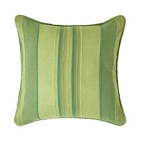 KISSENHÜLLE Morocco Stripe 45/45 cm, 100% Baumwolle - Grün, Textil (45/45cm) - Homescapes