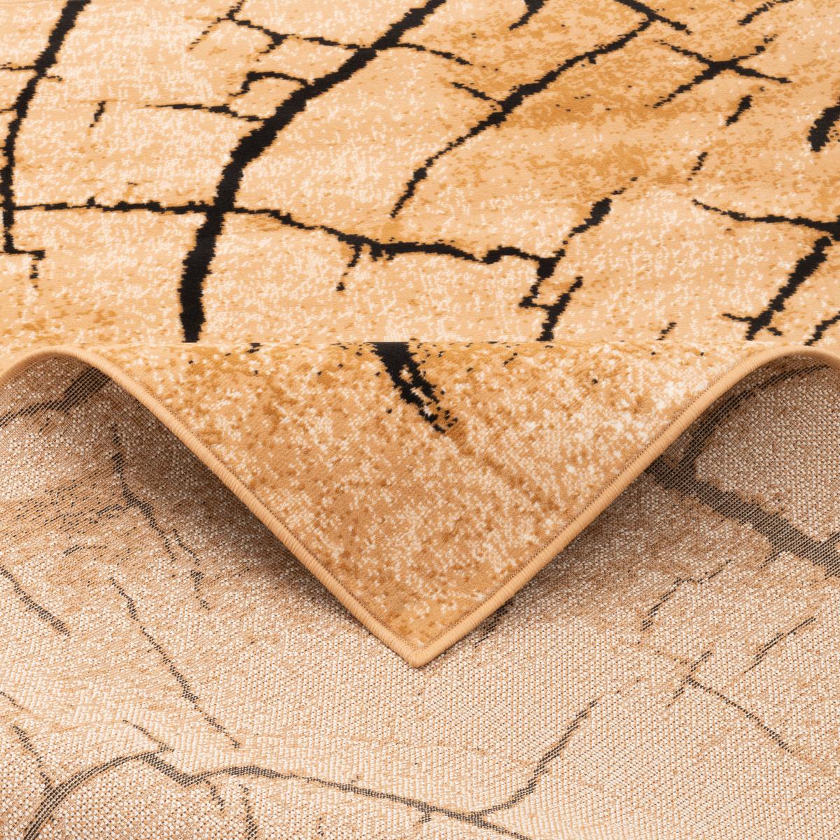 MODERN DESIGNER VELOURS TEPPICH SAMBA - Beige, Textil (120/170cm) - Pergamon
