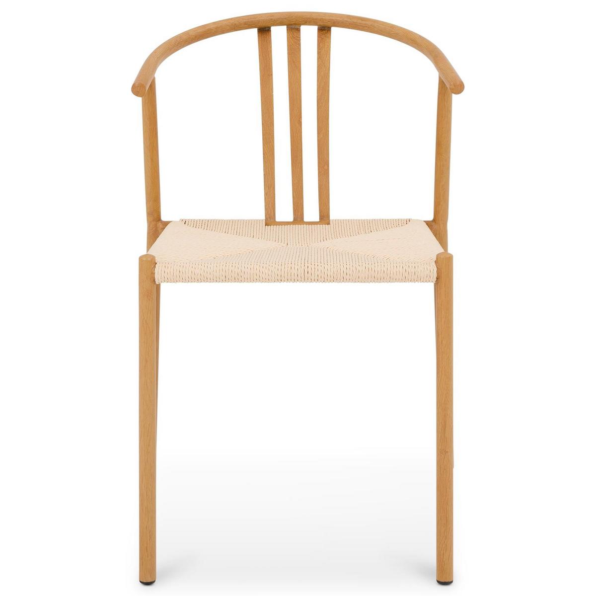 ESSZIMMERSTÜHLE AVA 2er-Set hellbraun - Hellbraun, Textil/Metall (52/75/56cm) - IDIMEX
