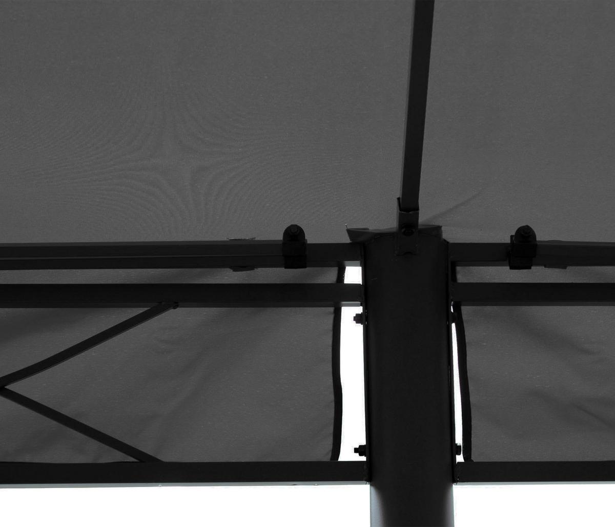 PERGOLA CALPE Grau - Grau, Metall (298/276/500cm) - MCW