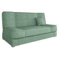 SCHLAFSOFA Gabi - Silberfarben/Mintgrün, Holz/Kunststoff (175/80/80cm) - MIRJAN24