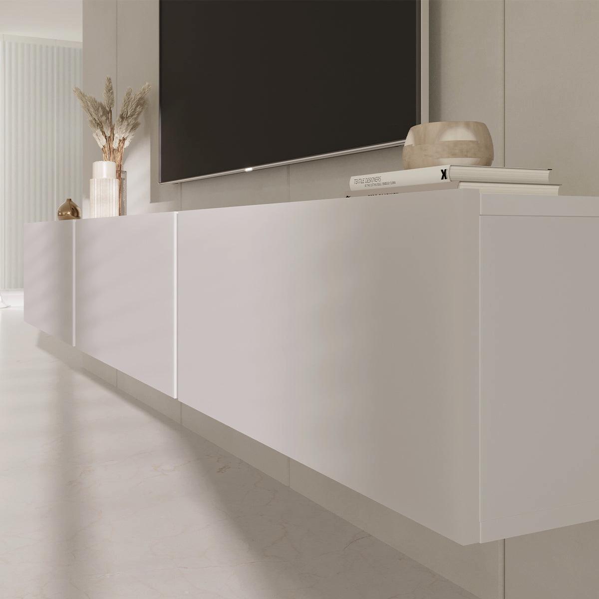 TV-MÖBEL Idao Weiß - Weiß, Holzwerkstoff (160/35/29.6cm) - Petits-meubles