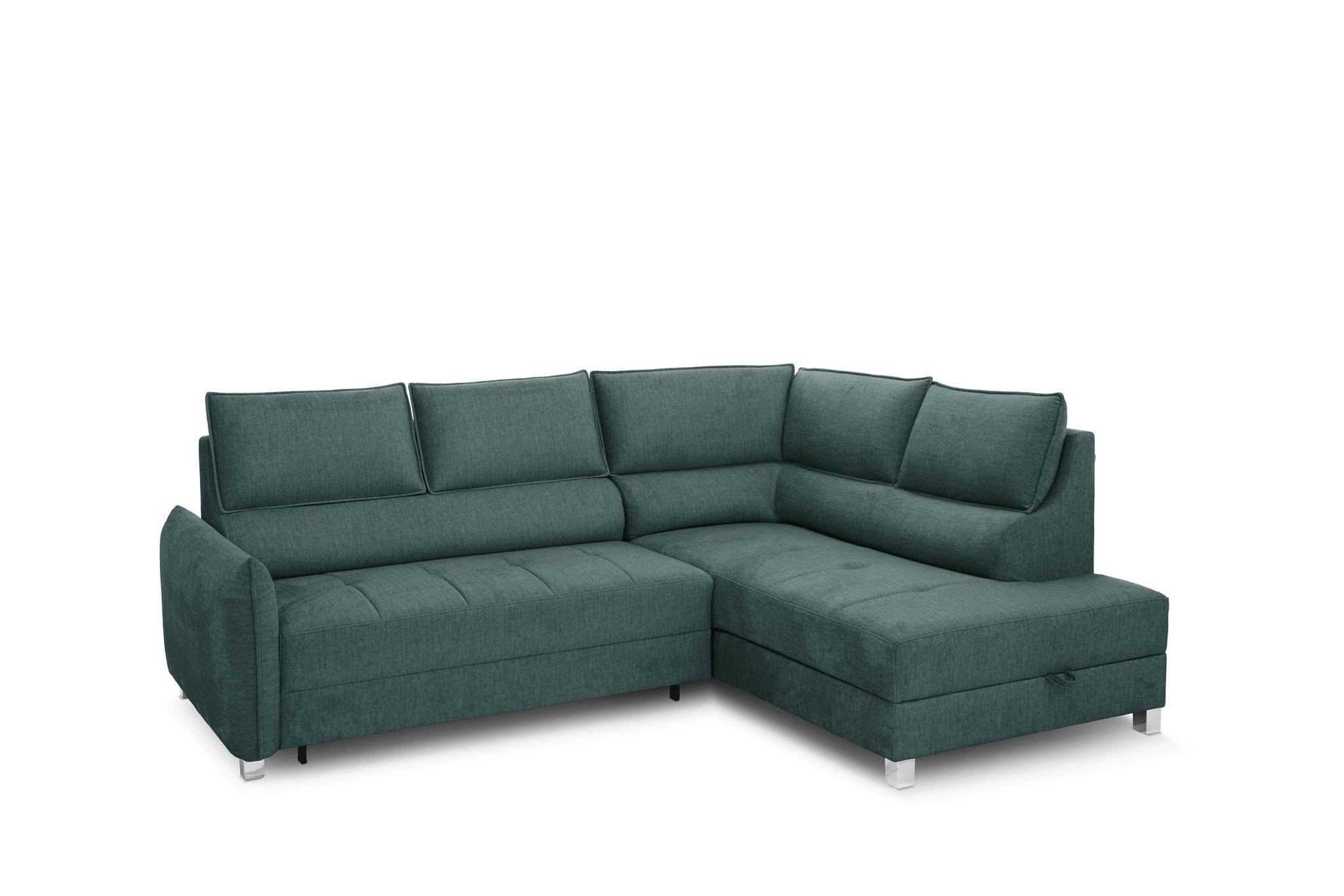 ECKSOFA Marno In Chill Me - Grün, Holzwerkstoff/Textil (260/200cm) - Fun Möbel