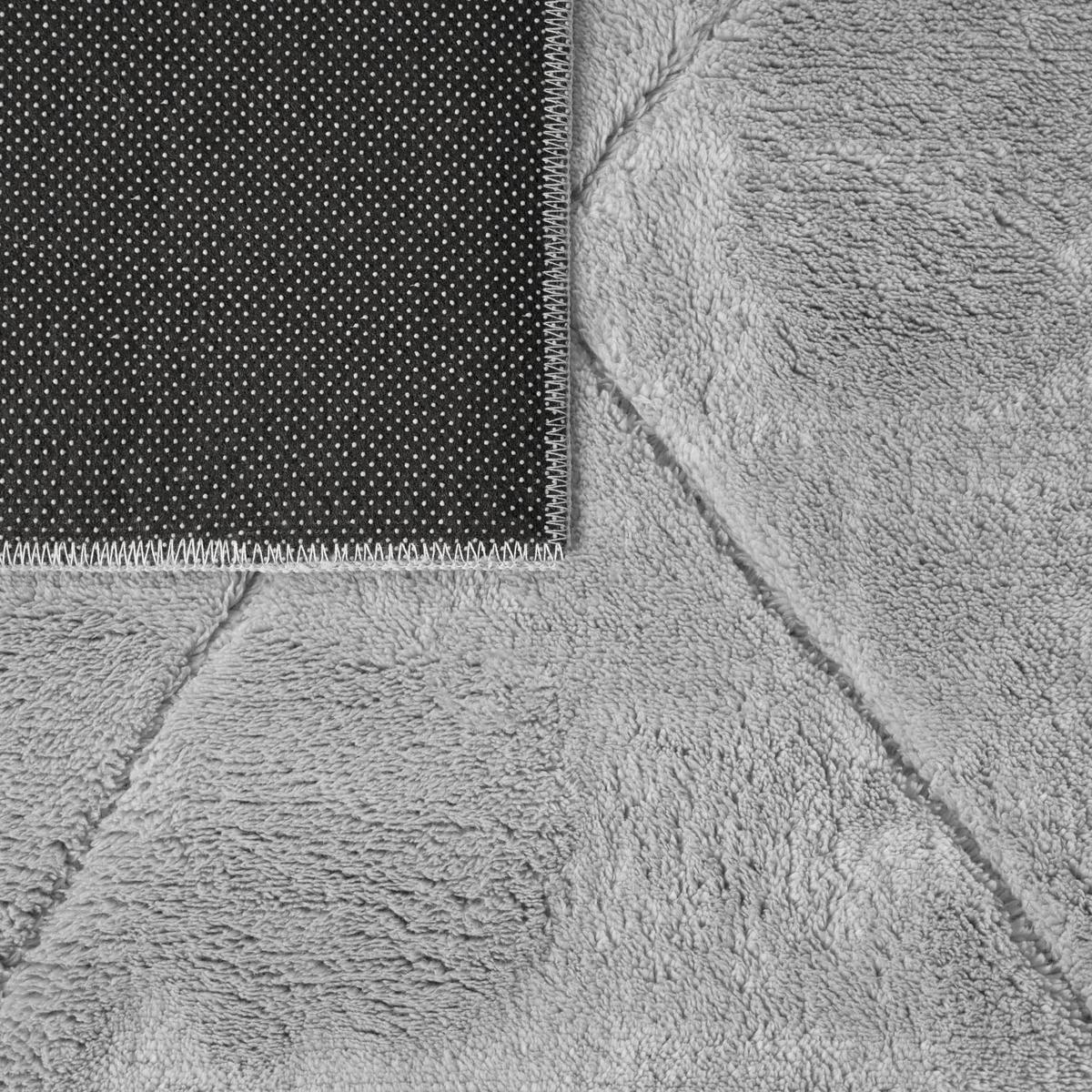 FLACHWEBETEPPICH Skandinavisch Grau 120 x 160 cm - Hellgrau, Kunststoff (120/160cm) - TT Home