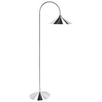STEHLAMPE Silber Savegre - Silberfarben, Metall (40/66/150cm) - Beliani