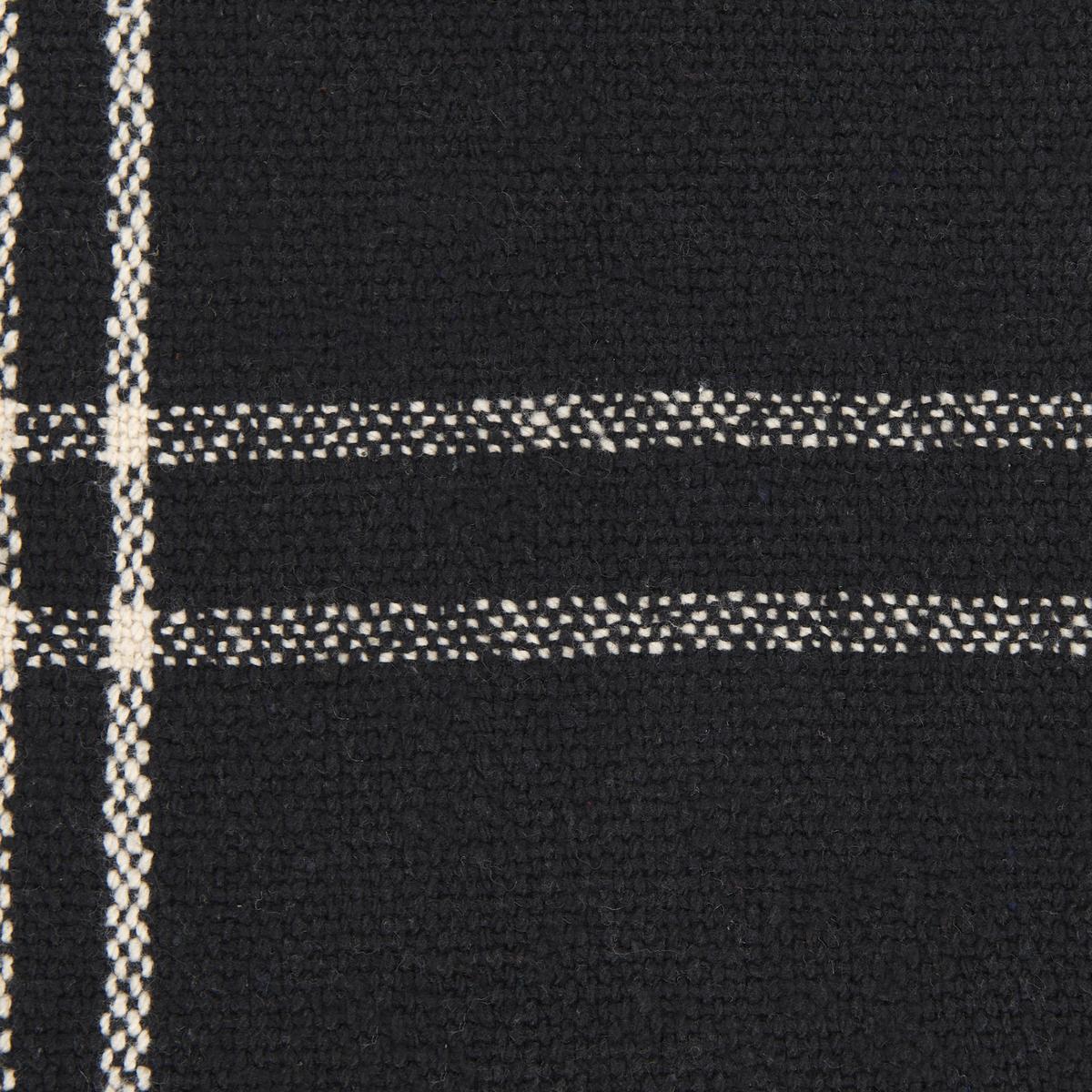 DECKE Schwarz Kulac 130/170 cm - Schwarz, Naturmaterialien/Textil (130/170cm) - Beliani