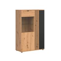 GESCHIRRSCHRANK Ezra Holz - Braun, Holzwerkstoff (90/137/40cm) - Petits-meubles