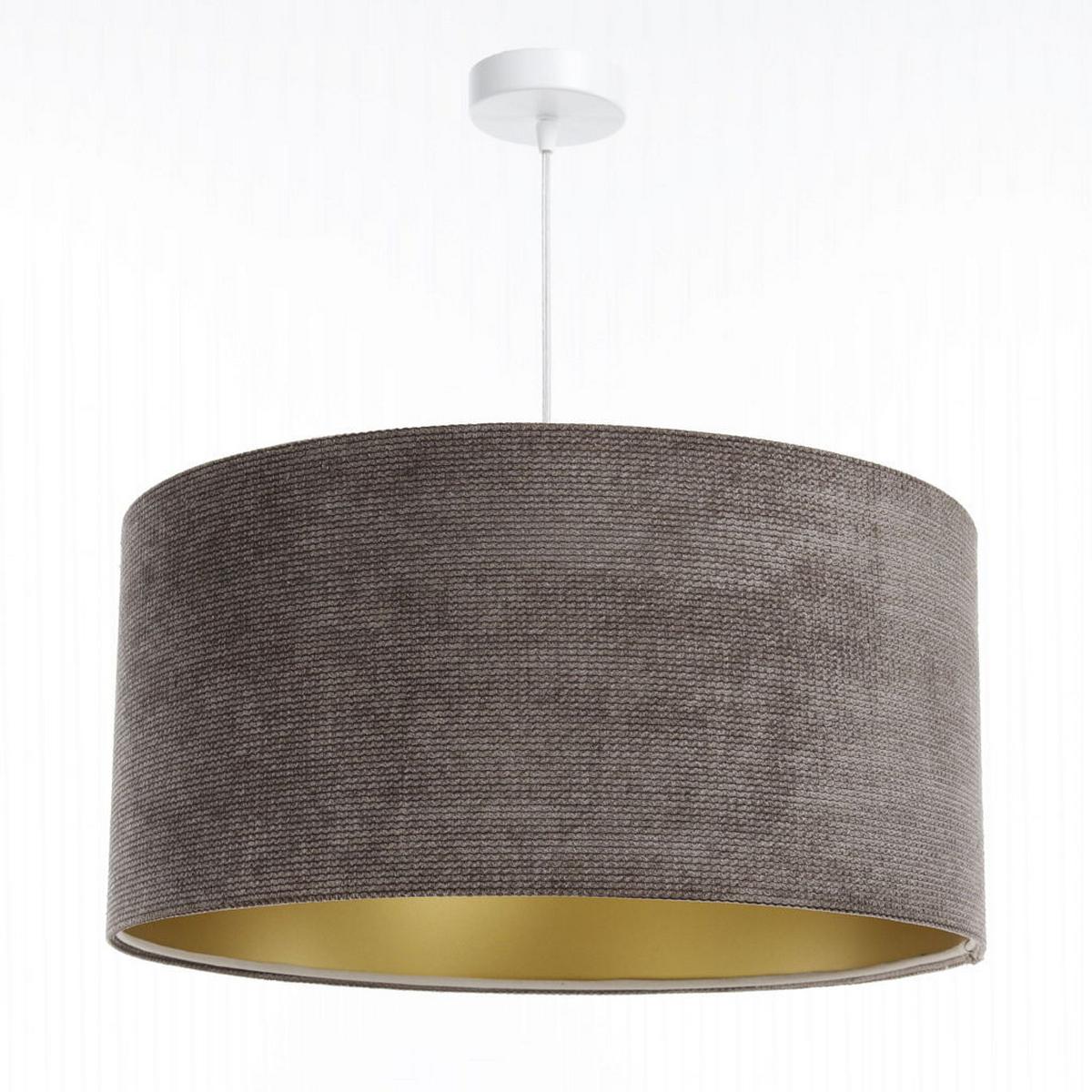 HÄNGELEUCHTE Gold 40/20 cm - Goldfarben/Braun, Kunststoff (40/0.4/20cm) - ONZENO