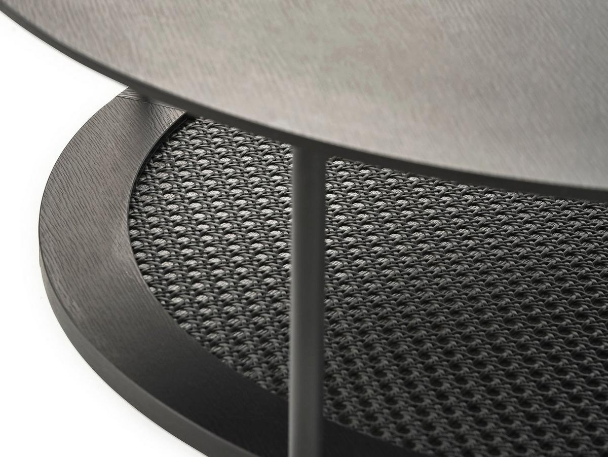 COUCHTISCH Mogest 80 cm - Dunkelbraun, Holzwerkstoff/Metall (80/80/40cm) - Selsey