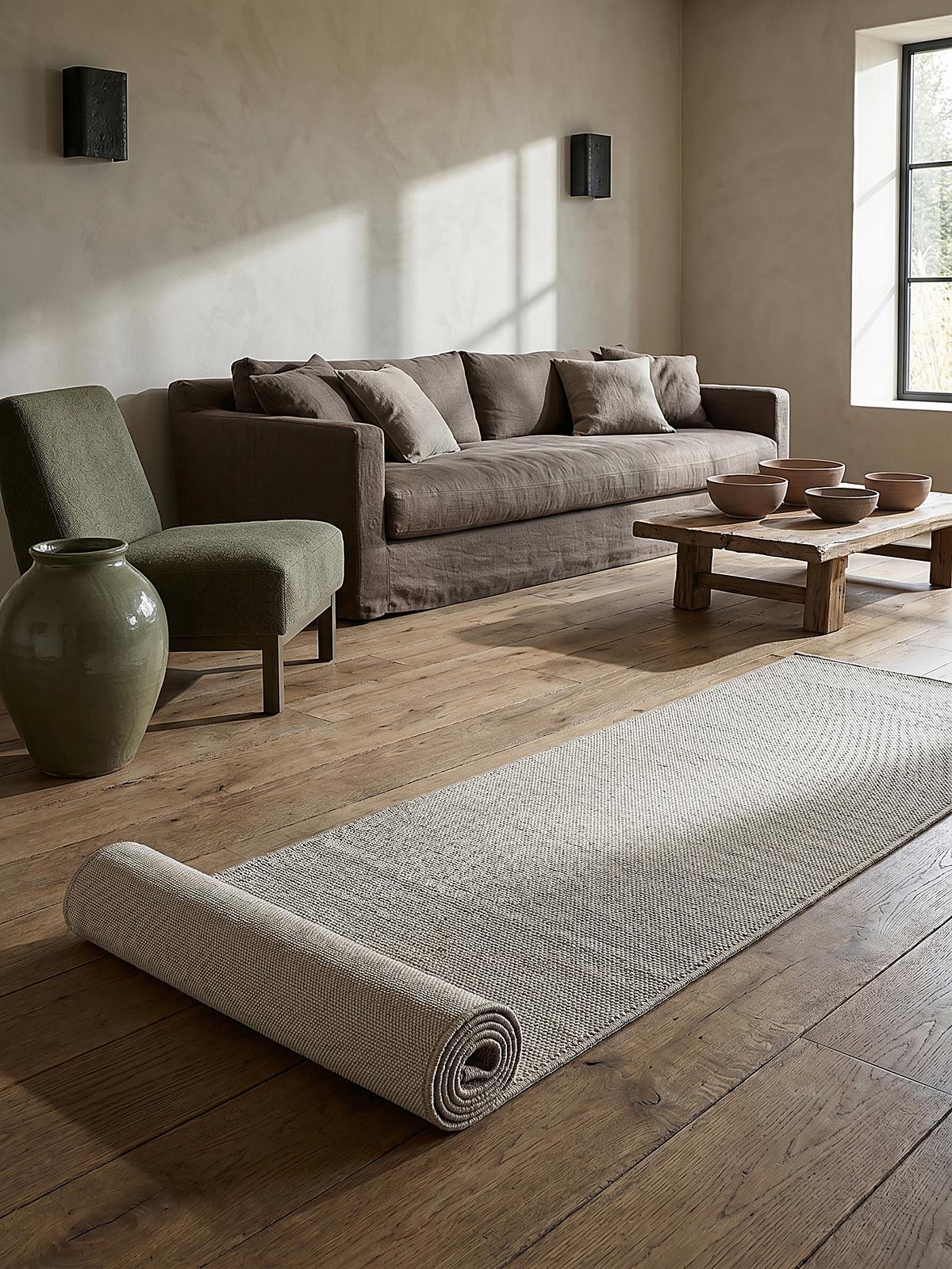 KURZFLORTEPPICH Waschbar NORA, einfarbig, Grau, 78 x 230 cm - Grau, Textil (230/78cm) - KADIMA DESIGN