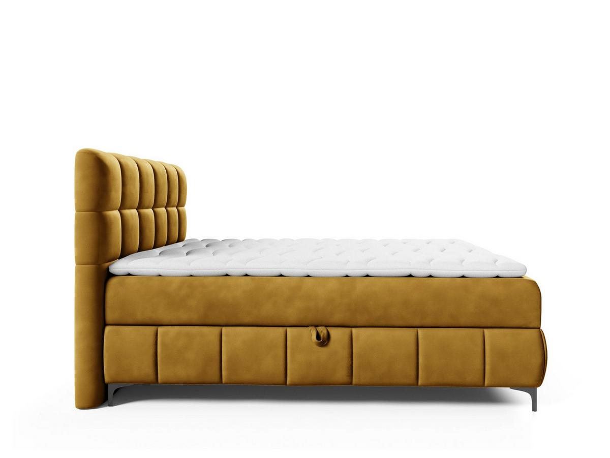 BOXBETT Sophie In Salvador - Honig, Holzwerkstoff/Textil (100/200cm) - Fun Möbel