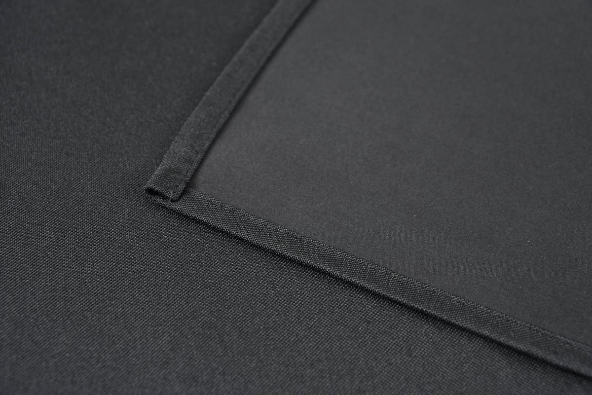 VORHANG 2ER SET BOSTON DARK HxB 175x140 cm Schwarz - Schwarz, Textil (140/175cm) - Gardinenbox