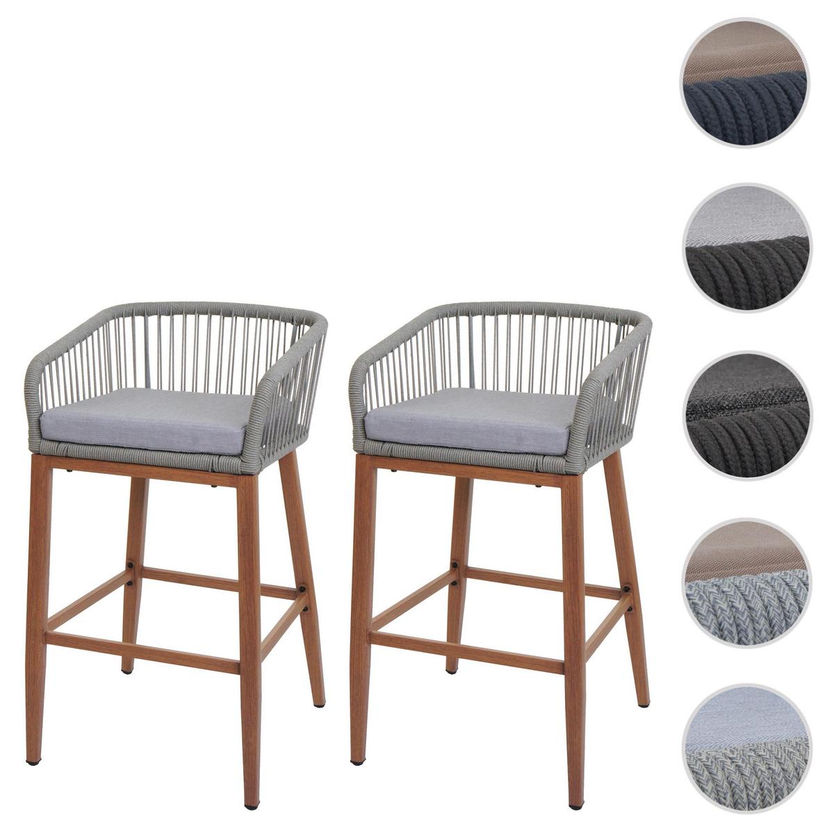 BARHOCKER Hellgrau, Hellgrau - Hellgrau, Metall (51/92/53cm) - MCW